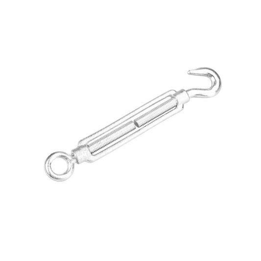 Pinnacle 8mm Galvanised Turnbuckle Hook and Eye - Durable Tensioning Solution - Auzzistore