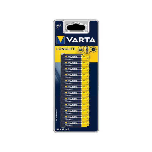 Varta AAA Alkaline Batteries - 24 Pack - Long Lasting - Cost Effective