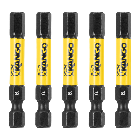 Kango Impact Driver Bit 5 Pack - 50mm HEX6 HYPERTORQUE™ - High Torque Performance – view 2 - Auzzistore