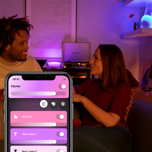 Philips Hue Go Portable Smart Lamp - 520lm - Synthetic - App Controlled – view 2