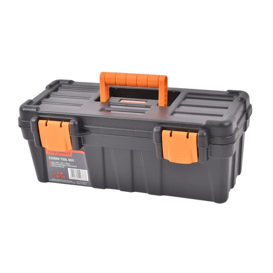 Craftright 330mm Tool Box - Polypropylene - Compact - Easy Portability - Auzzistore