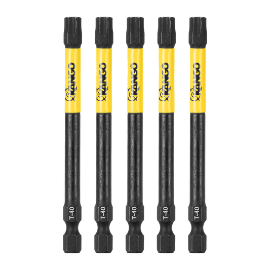 Kango 89mm TX40 HYPERTORQUE Impact Driver Bit 5 Pack - High Torque - Durable – view 2 - Auzzistore