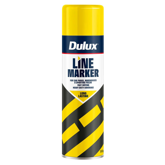 Dulux Spray Line Marker 500g - Yellow - High-Visibility - Quick-Drying - Auzzistore