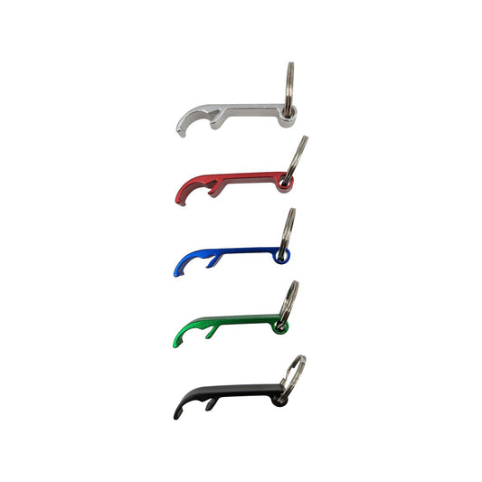 Key Essentials Key Ring Bottle Opener - 55mm - Steel - Assorted Colours – view 2