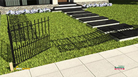 Peak 300mm Black No Dig Fencing Post Spike Steel Durable Easy Install – view 2 - Auzzistore