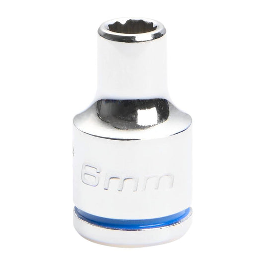 Kincrome 6mm 3/8 Drive Socket - Chrome Vanadium Steel - Rust Resistant - Auzzistore