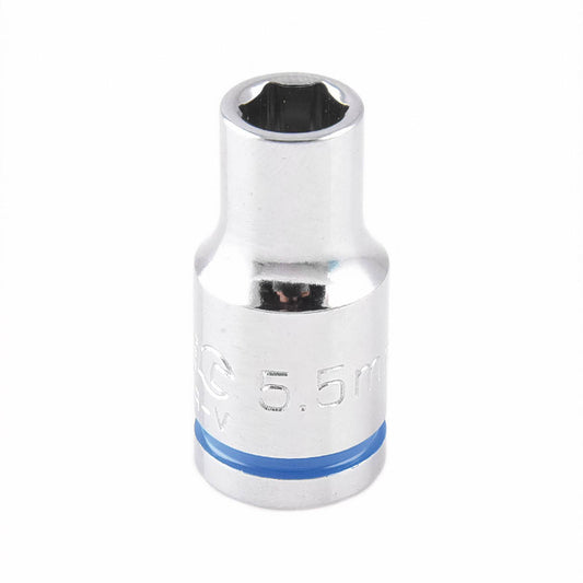 Kincrome 5.5mm 1/4 Square Drive Socket - Chrome Vanadium Steel - Rust Resistant