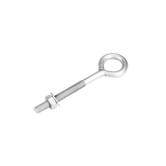 Pinnacle M10 Galvanised Eye Bolt - 10mm x 148mm x 25mm - Corrosion Resistant - Auzzistore