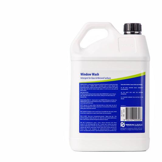 Peerless JAL Window Wash 5L Concentrated Glass Cleaner Streak Free