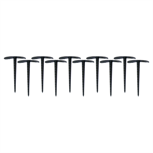 Lotus Collection 14cm Weedmat Pin - UV Stabilised Polyethylene - 10 Pack - Auzzistore