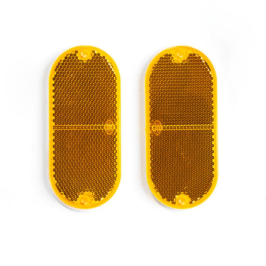 Sandleford Amber Oval Reflector - 2 Pack - Automotive Safety Reflectors – view 2