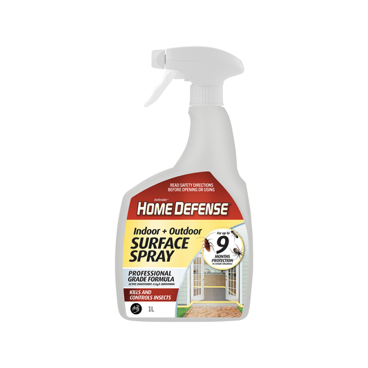 Defender Home Defense Surface Insecticide - 1L - Crawling Insects - White - Auzzistore