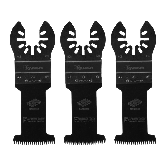 Kango 35mm Japanese Tooth Plunge Cut Blade 3 Pack - Precision Cutting - 57mm Depth – view 2 - Auzzistore