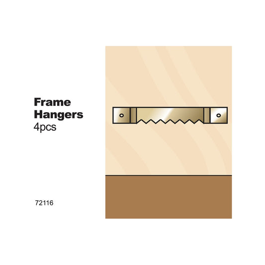 Everhang Picture Hanging Frame Claw - 4 Pack - Brass Plated - Easy Install – view 2