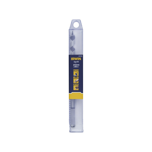 Irwin Auger Bit - 11 x 200mm - Durable Hardened Steel - Precision Drilling – view 2 - Auzzistore