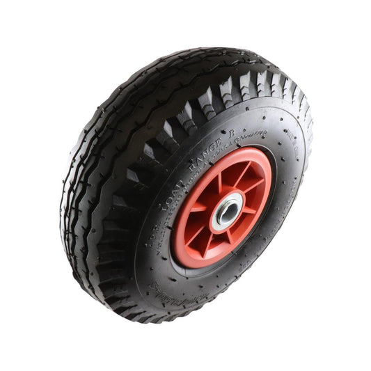 Easyroll Pneumatic Wheel 3.5 x 4 Inch Rubber Plastic Impact Cushioning - Auzzistore