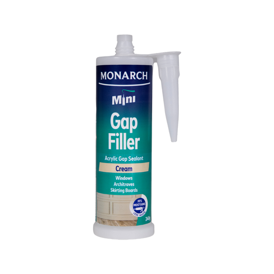 Monarch Mini Gap Filler 240g Cream Acrylic Sealant Easy Application - Auzzistore