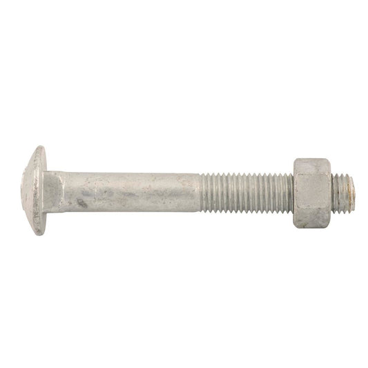 Zenith Cup Head Bolt and Nut 16mm x 180mm Hot Dipped Galvanised - Auzzistore