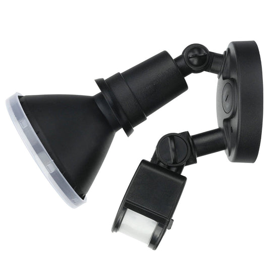 Brilliant Black PAR38 Keeper LED Sensor Light - 1 Pack - 121mm x 180mm x 230mm – view 2