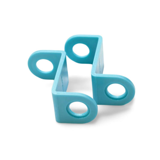 I Create Step Brackets 4 Pack - 90-Degree Angle - 165mm x 55mm - Blue – view 2