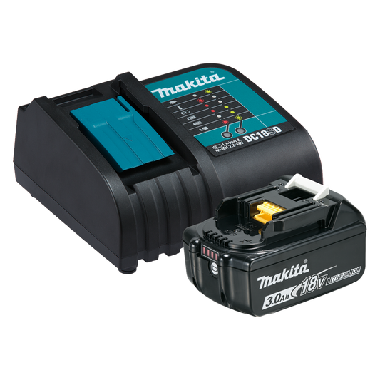 Makita Single Port Charger - 18V Lithium-Ion - 3.0Ah Battery - Fast Charge - Auzzistore