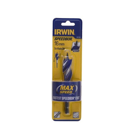 Irwin Speedbor Max Speed Bit - 16mm Metal - Quick Change - Self-Feed - Auzzistore