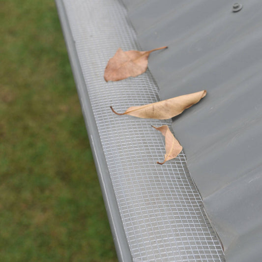 Jack Fire Guard Gutter Mesh - 190mm x 10m - Galvanised - Bushfire Rated – view 2 - Auzzistore
