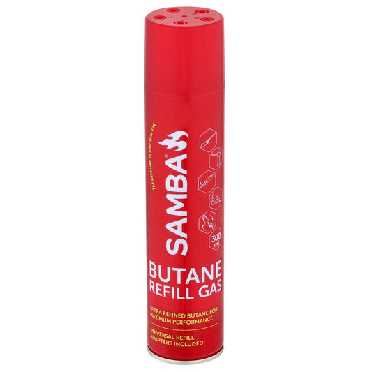 Samba Butane Lighter Gas Refill 300ml Five Times Refined No Impurities
