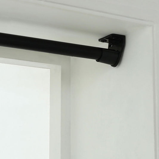 Windoware Black Curtain Rod Muslin Bracket - 16mm - Black - Plastic - 2 Pack – view 2 - Auzzistore