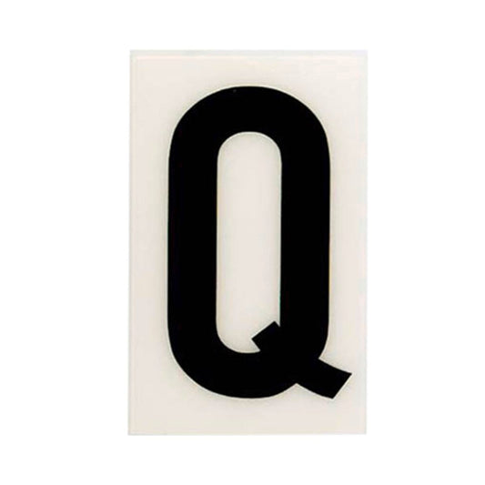 Sandleford 85mm White Self Adhesive House Letter Q - Polycarbonate - Durable