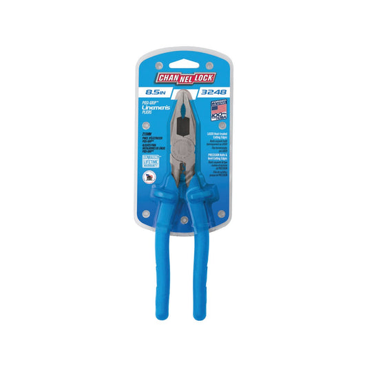 Channellock 216mm Linesmen Pliers - Steel - Insulated - Durable Grip - Auzzistore