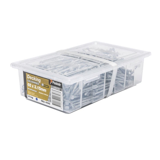 Paslode Griplock Nails 65mm 3.15mm Galvanised 440 Pack Heavy Duty - Auzzistore