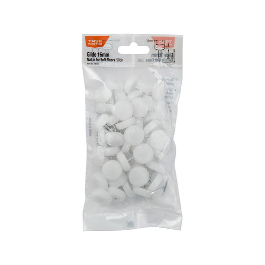 Taskmaster Nail In Slide Glide - 16mm - Plastic - Easy Installation - Auzzistore