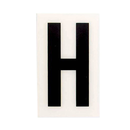 Sandleford 60mm White Self Adhesive House Letter H - Durable Polycarbonate - Auzzistore