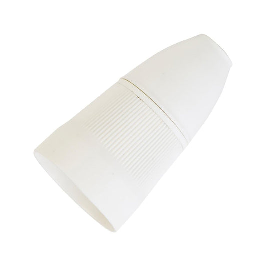 Deta White Suspension Lamp Holder - B22 Bayonet - 40mm Polyester - Easy Grip