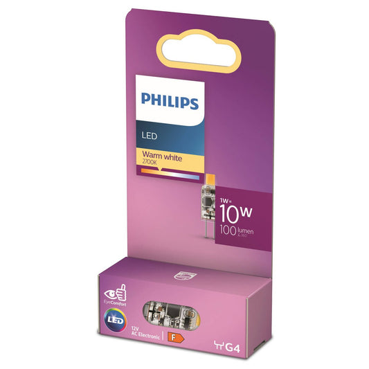 Philips G4 LED Capsule 1W 100lm Warm White - Compact Lighting Solution