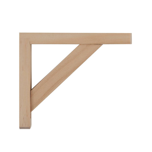 Carinya Stayed Bracket - 150 x 130mm - Raw Pine - 35 kg Load Capacity – view 2 - Auzzistore