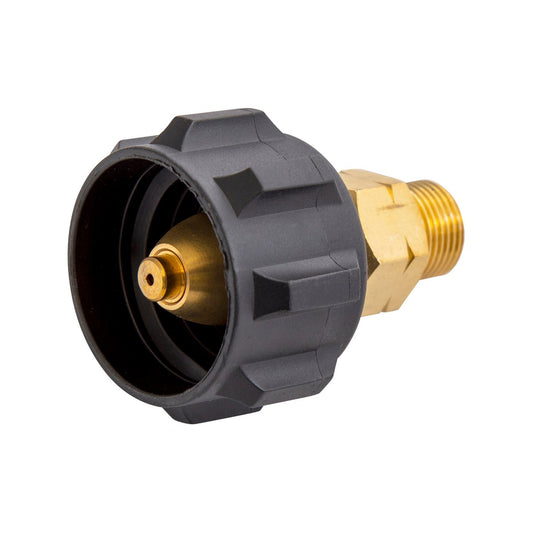Gasmate Gas Fitting LCC27 to 3/8" BSPP LH - Brass/Nylon - Durable Connection – view 2 - Auzzistore
