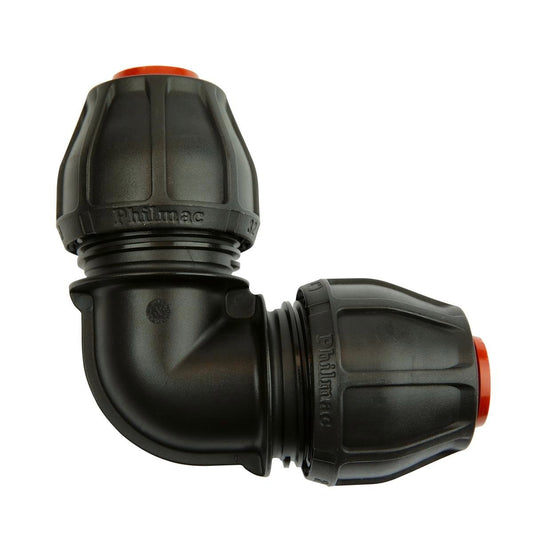 Philmac 1 1/2 Poly Rural Elbow - 90 Degree - Polypropylene - Durable - Auzzistore