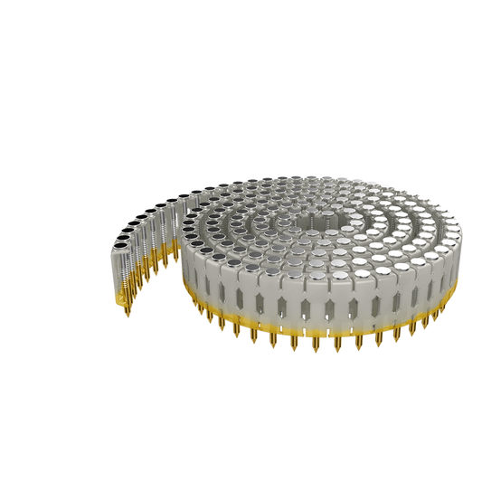 Paslode 27mm Impulse Coil Nails - Hot Dipped Galvanised - 2400 Box - 2.5mm – view 2 - Auzzistore
