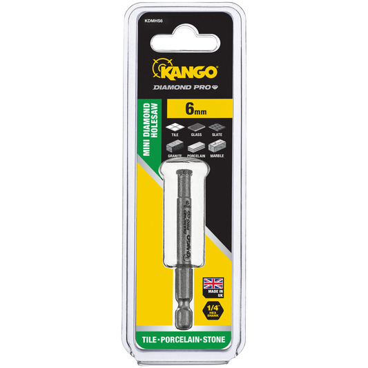 Kango 6mm Diamond Pro Mini Diamond Hole Saw - Precision Drilling Tool – view 2 - Auzzistore