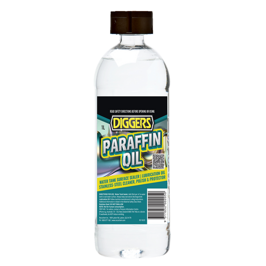 DIGGERS Paraffin Oil - 1 Litre - Hydrocarbon - Fuel and Lubricant - Auzzistore