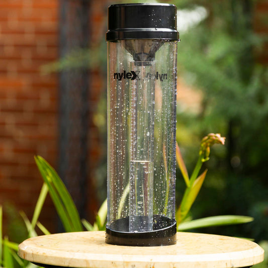 Nylex Rain Gauge - 250mm Plastic - Accurate Measurement - Easy Install