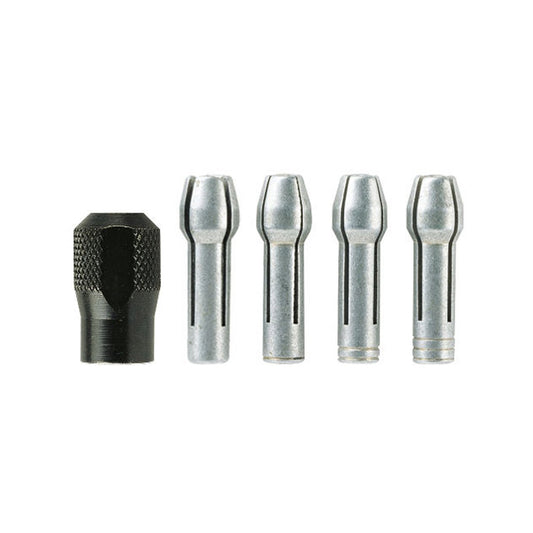 Dremel Quick Change Collet Nut Kit - 1 Collet Nut & 4 Collets - Metal – view 2 - Auzzistore