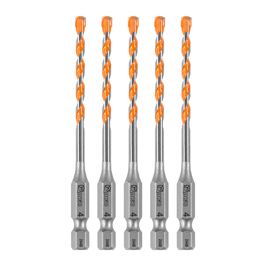 Kango Masonry Drill Bit - 4mm x 90mm - 5 Pack - Durable Carbide Tip – view 2 - Auzzistore