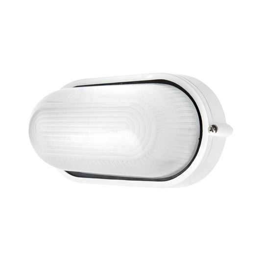 Brilliant 9W White Davis Oval LED Bunker Light - 9W - Aluminium - Weather Resistant – view 2