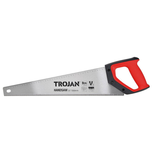 Trojan 500mm Hand Saw - 9 TPI - Durable Triple Ground Teeth - Comfort Grip – view 2