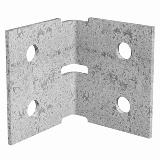 Dunnings Angle Bracket - 60 x 60 x 70mm - Galvanised Steel - M10 Holes - Auzzistore