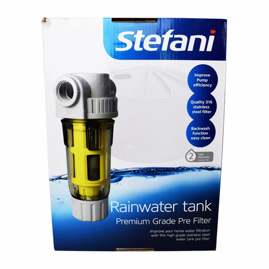 Stefani Rain Water Tank Pre Filter - 110mm - Stainless Steel - 40 Micron – view 2 - Auzzistore