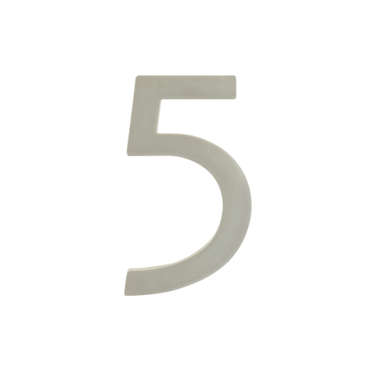 Sandleford Stainless Steel Lorne Numeral 5 - 100mm - Silver - Durable - Auzzistore